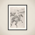 The Jockey framed