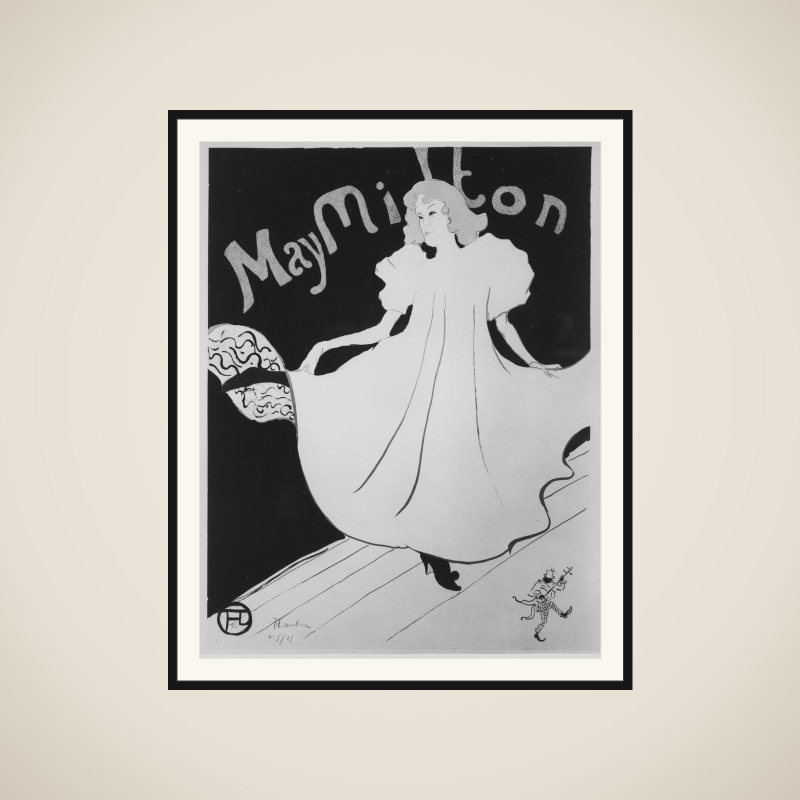May Milton framed