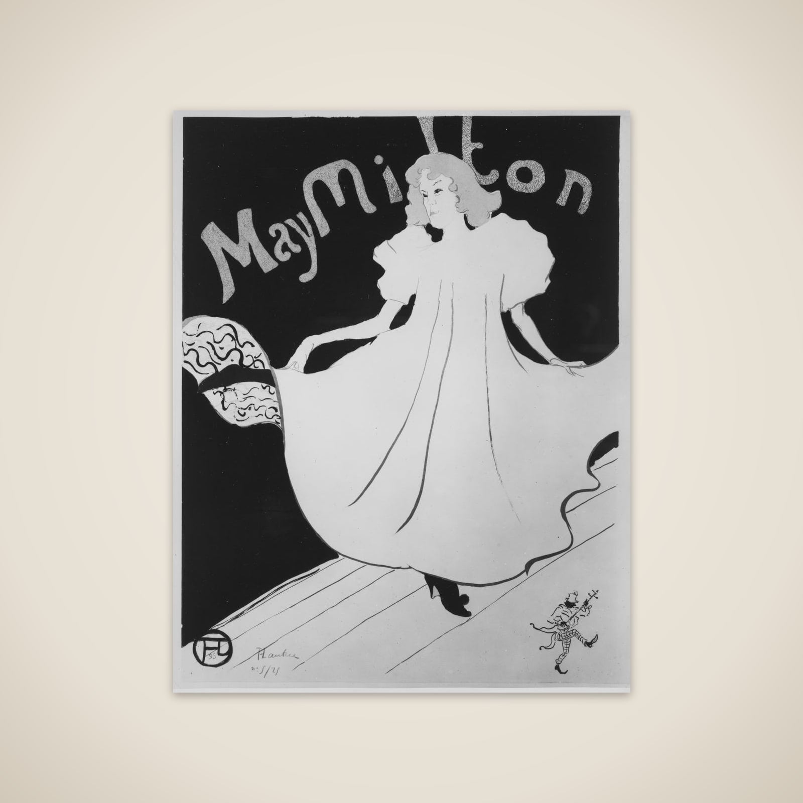 May Milton unframed print