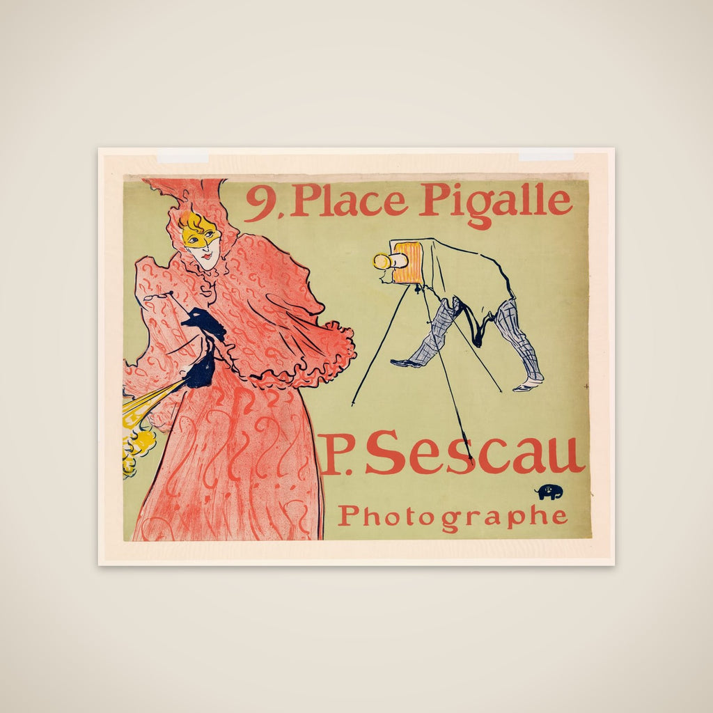 The Photographer Sescau (Le Photographe Sescau) unframed print