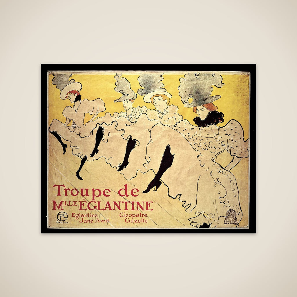 La Troupe de Mademoiselle Eglantine unframed print