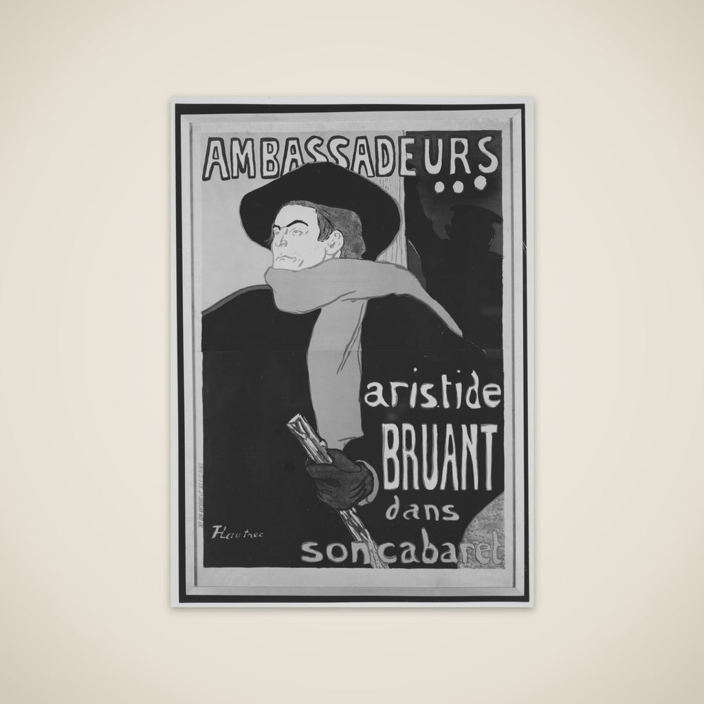 Ambassadeurs:  Aristide Bruant unframed print
