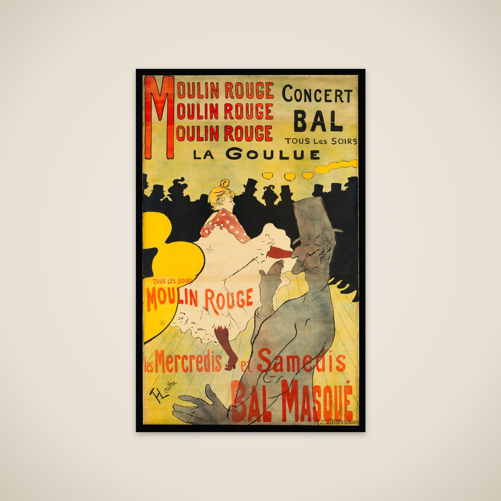 Moulin Rouge: La Goulue unframed print