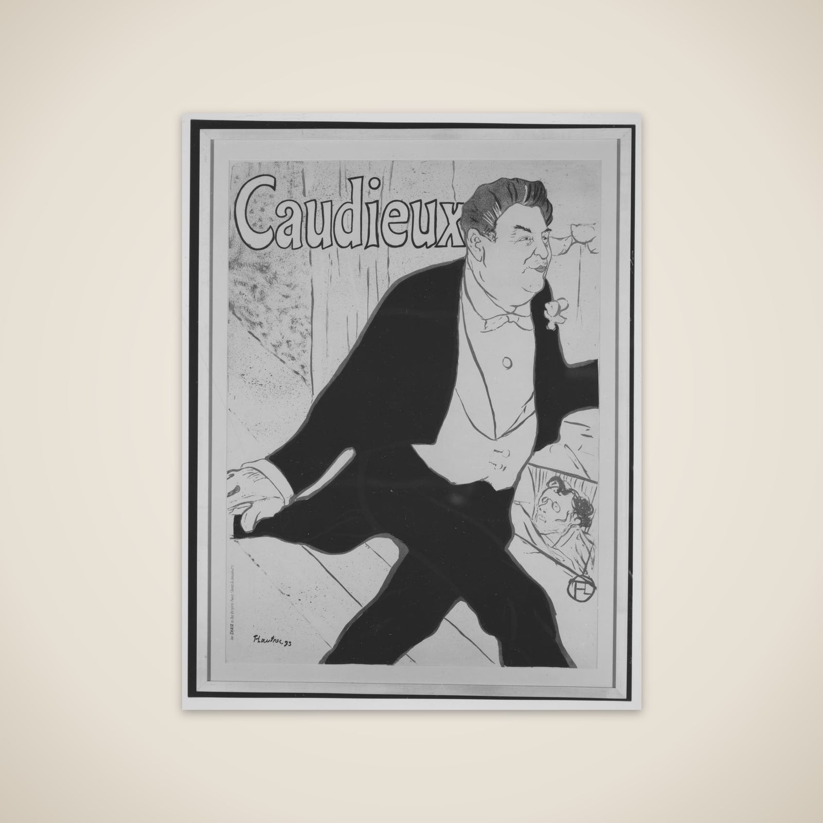 Caudieux unframed print