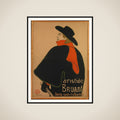 Aristide Bruant, at His Cabaret framed