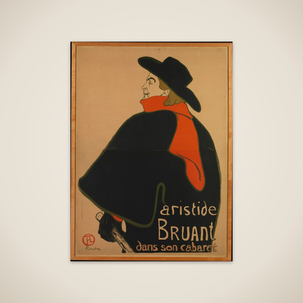 Aristide Bruant, at His Cabaret unframed print