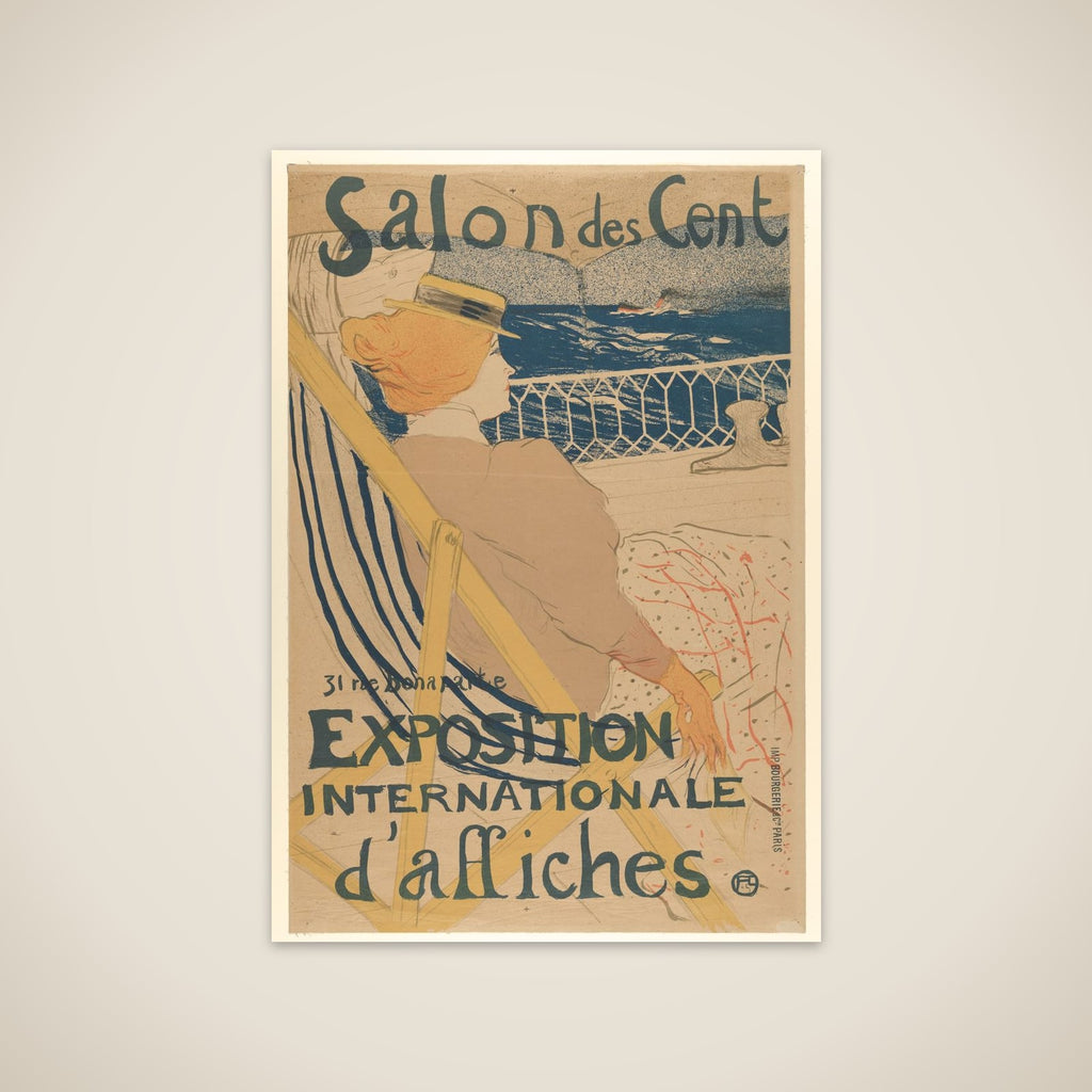 Salon des Cent:  Exposition Internationale d'affiches unframed print