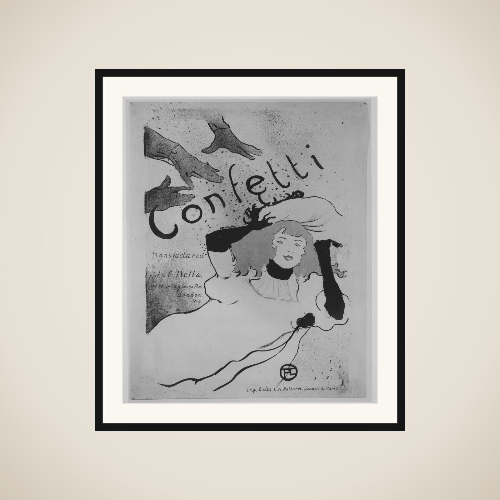 Confetti framed