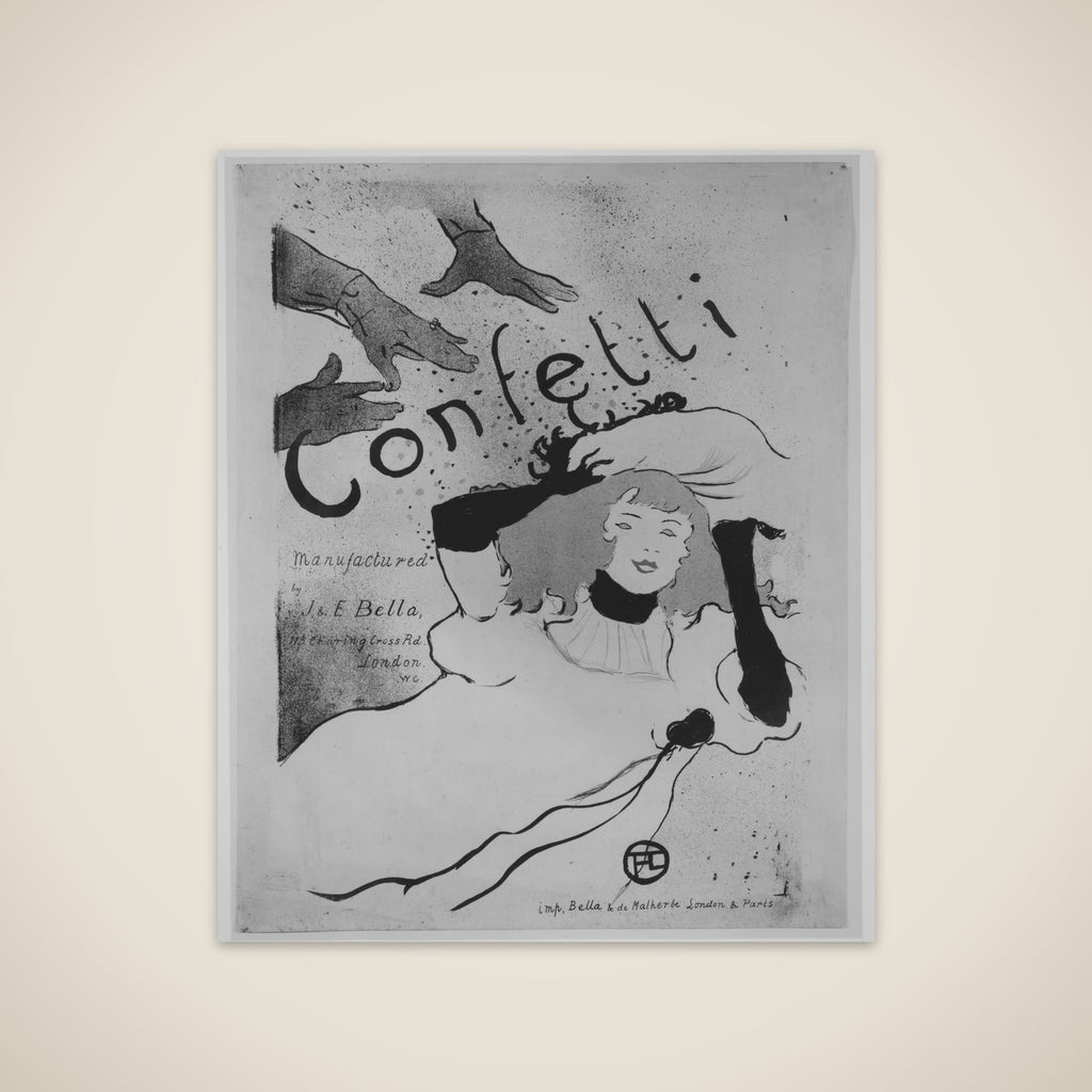 Confetti unframed print