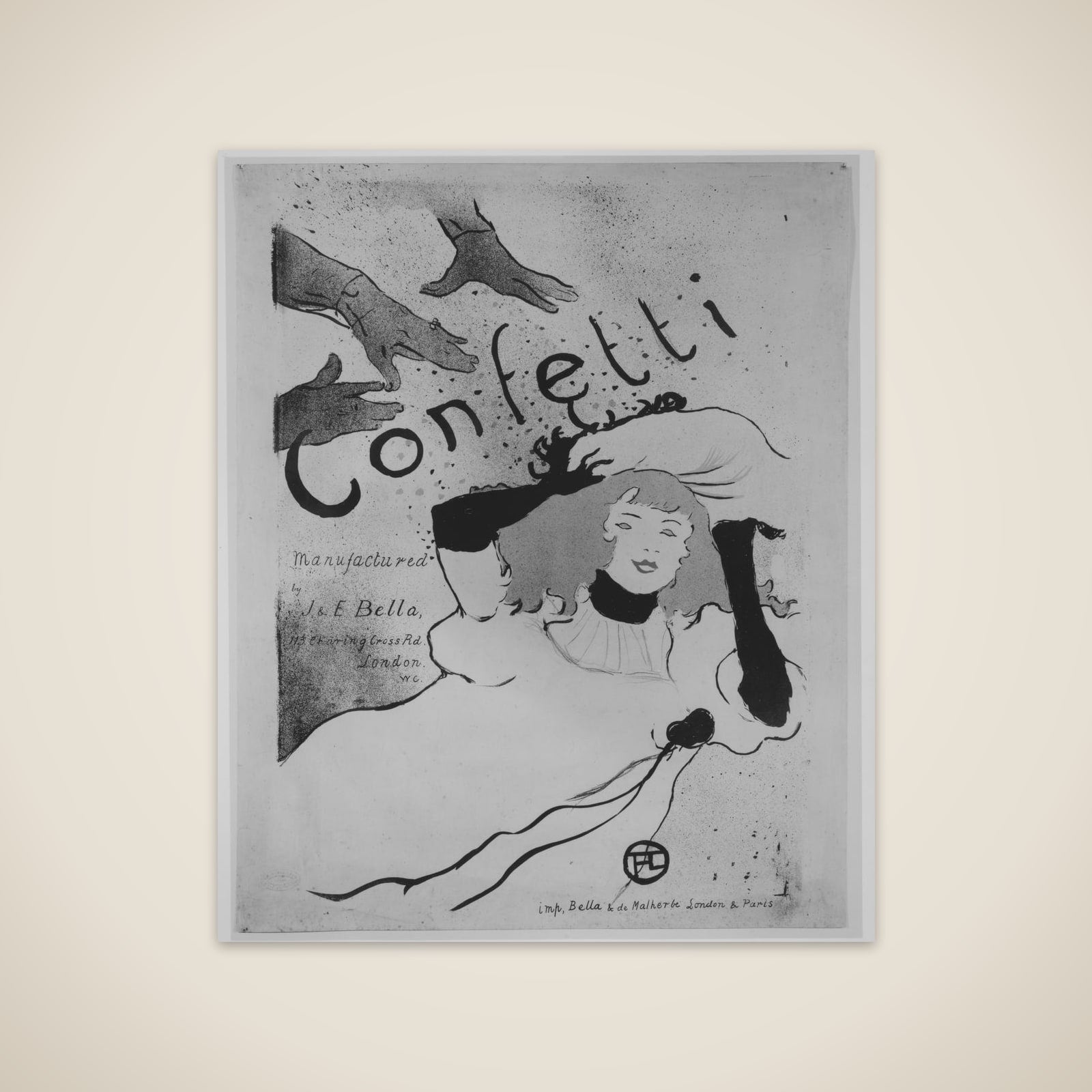 Confetti unframed print