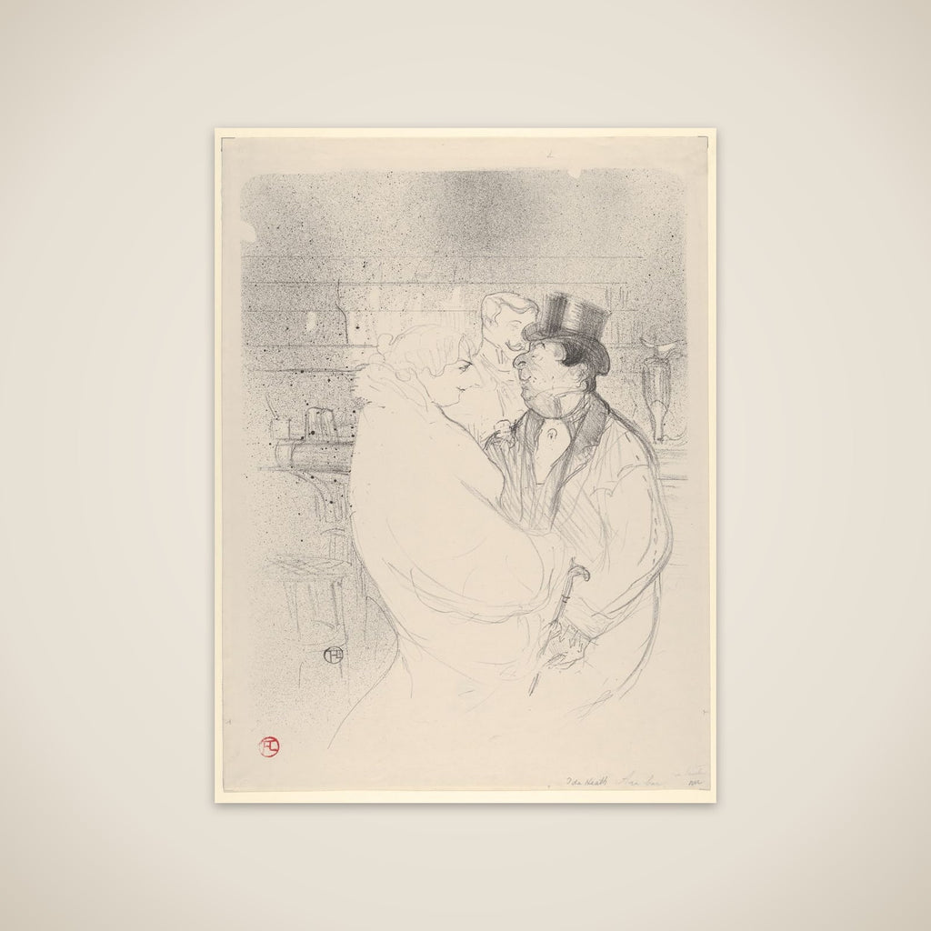 Ida Heath at the Bar unframed print
