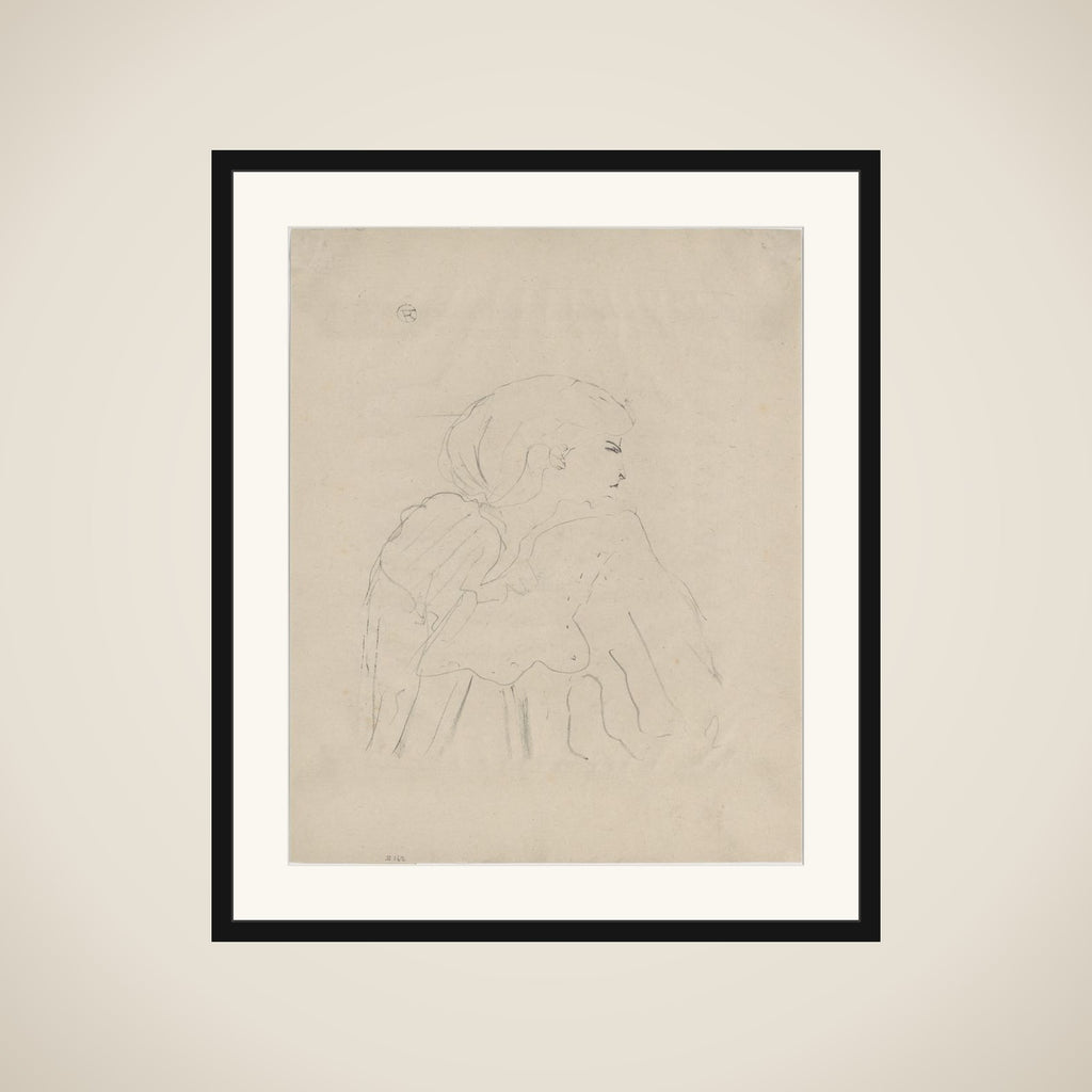 Jane Hading framed
