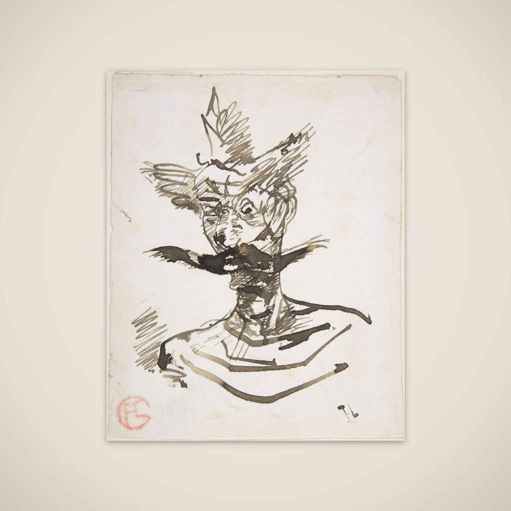 The Clown: M. Joret unframed print