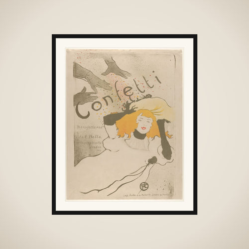Confetti framed