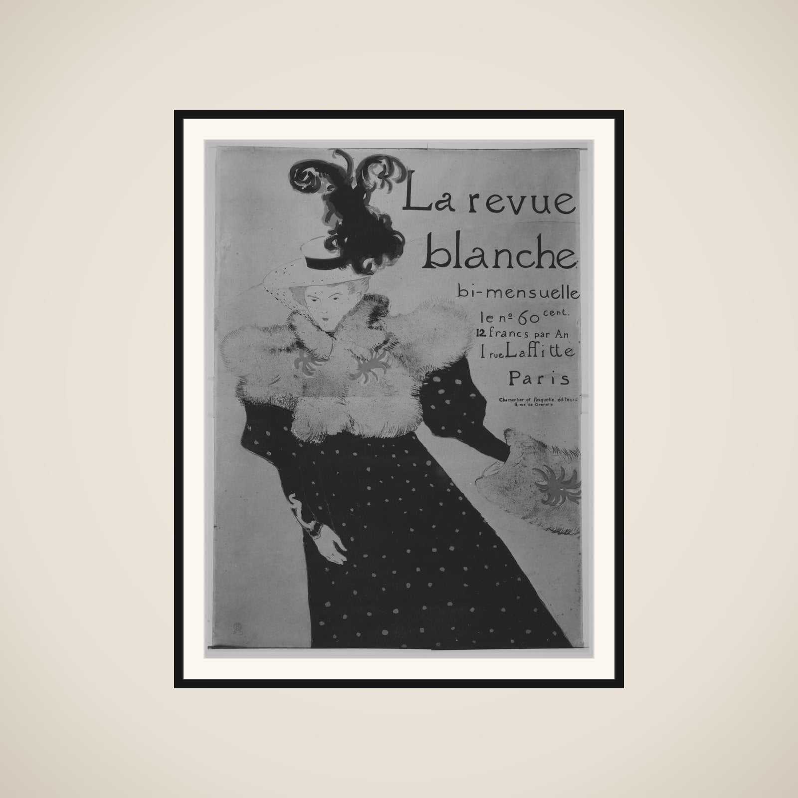 La Revue Blanche framed