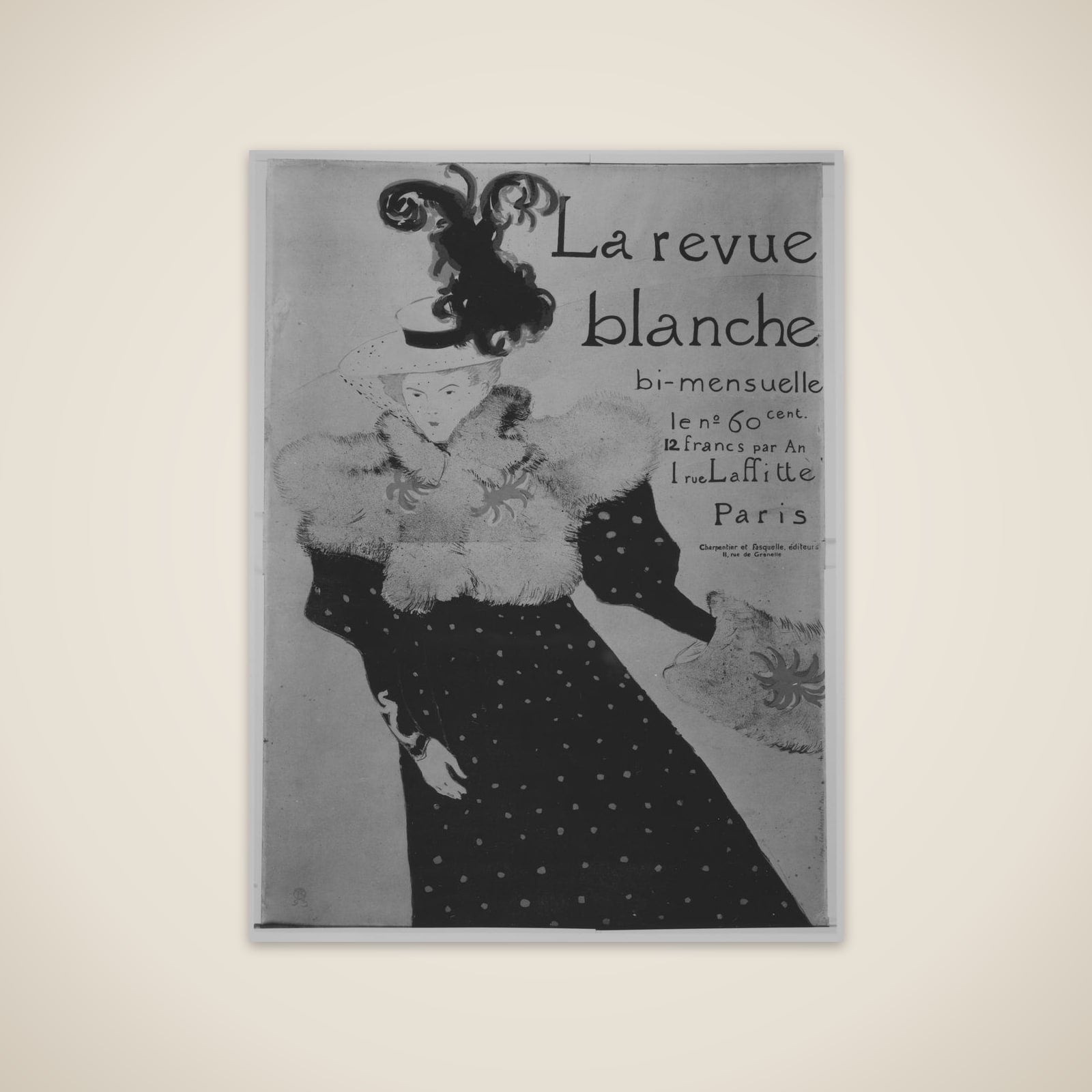 La Revue Blanche unframed print