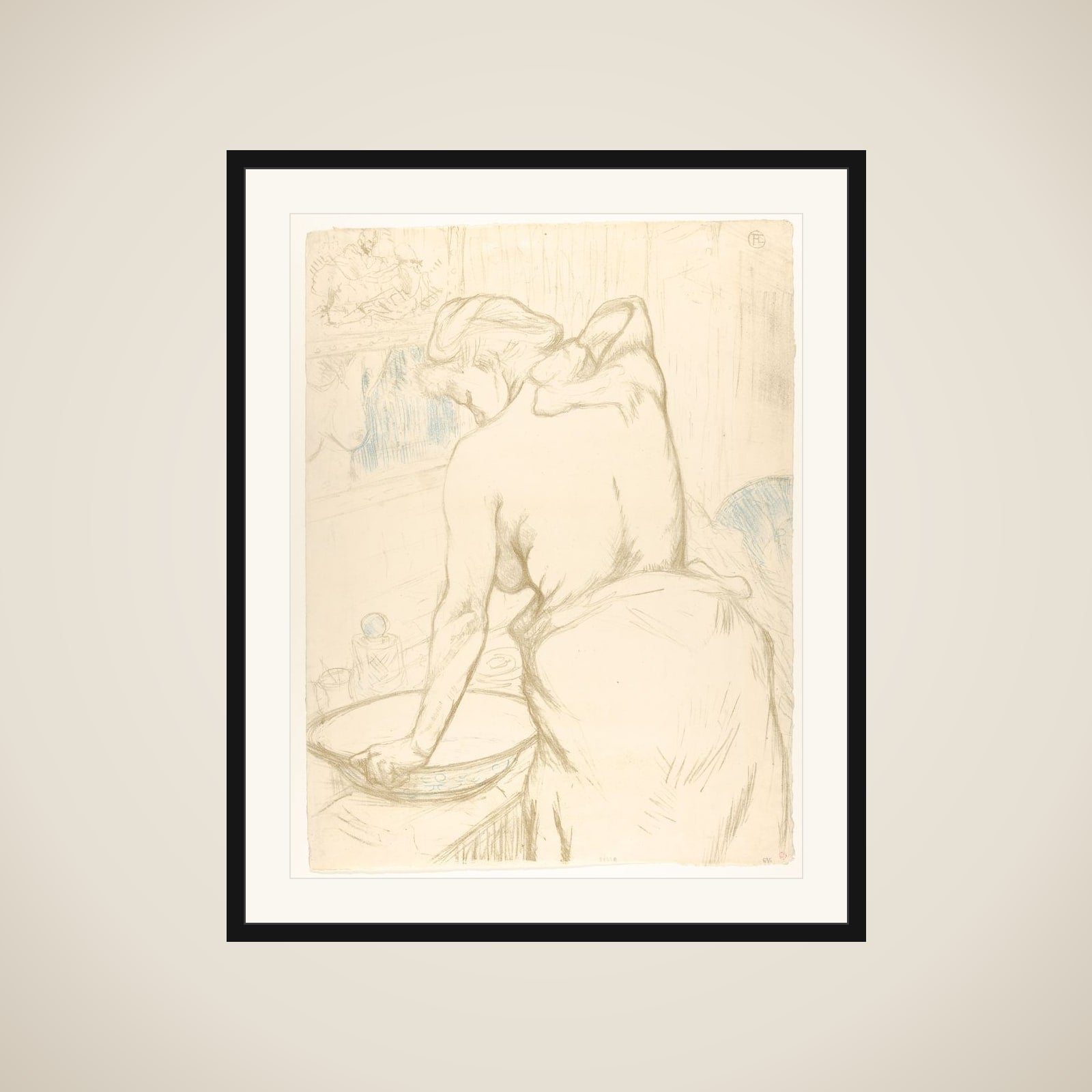 Washing framed