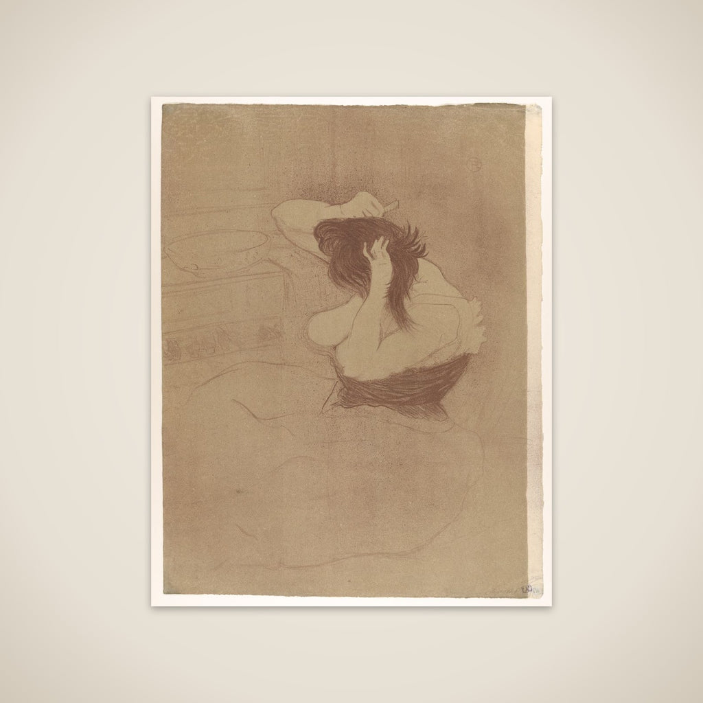 Combing Their Hair unframed print