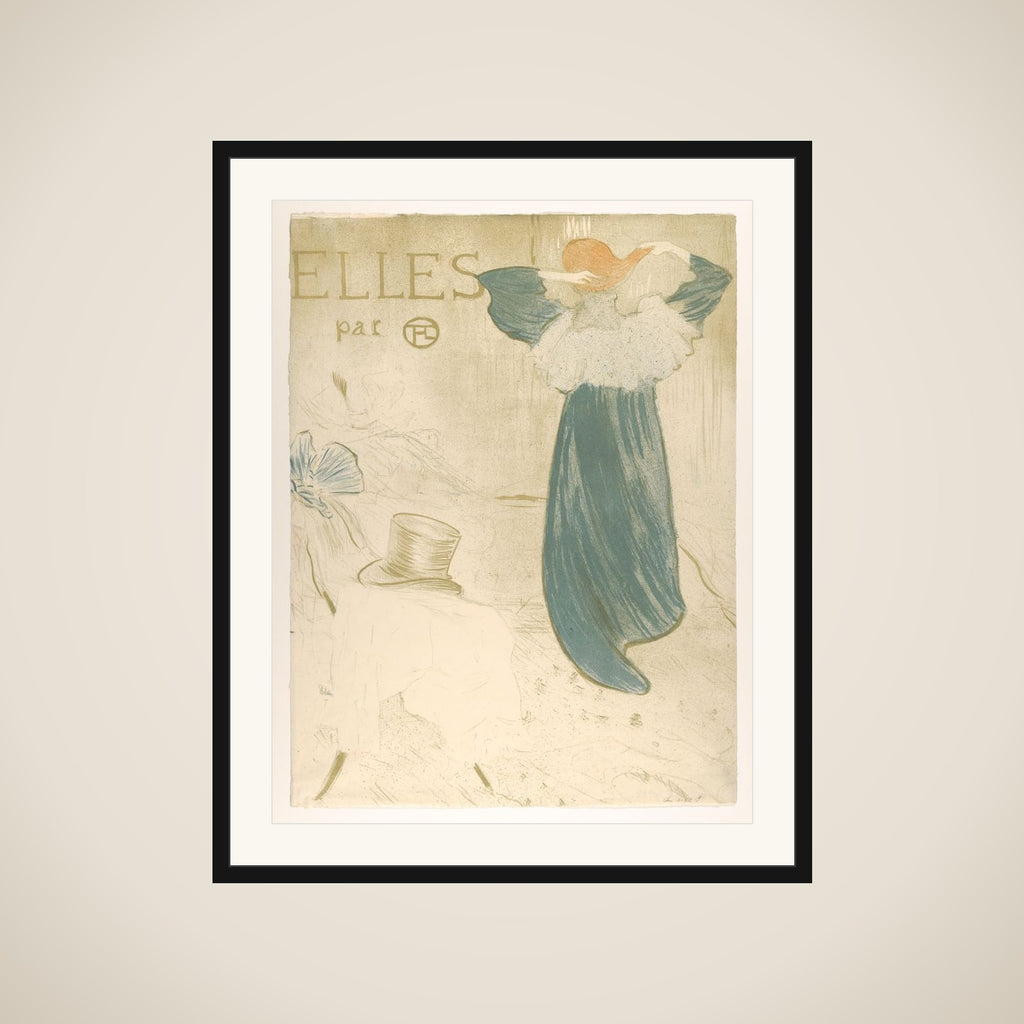 Elles (portfolio cover) framed