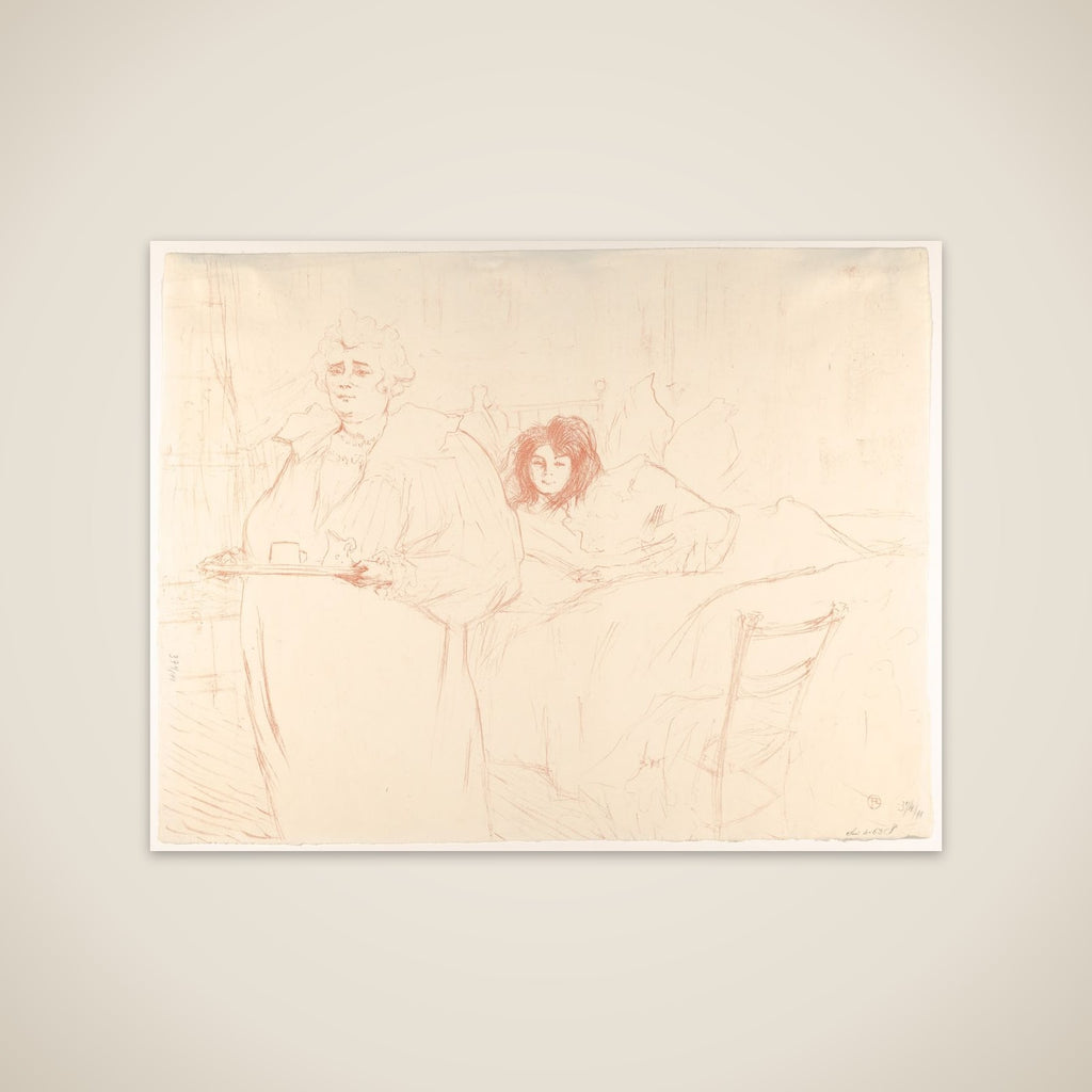 Serving Breakfast (Madame Baron and Mademoiselle Popo), from "Elles" unframed print