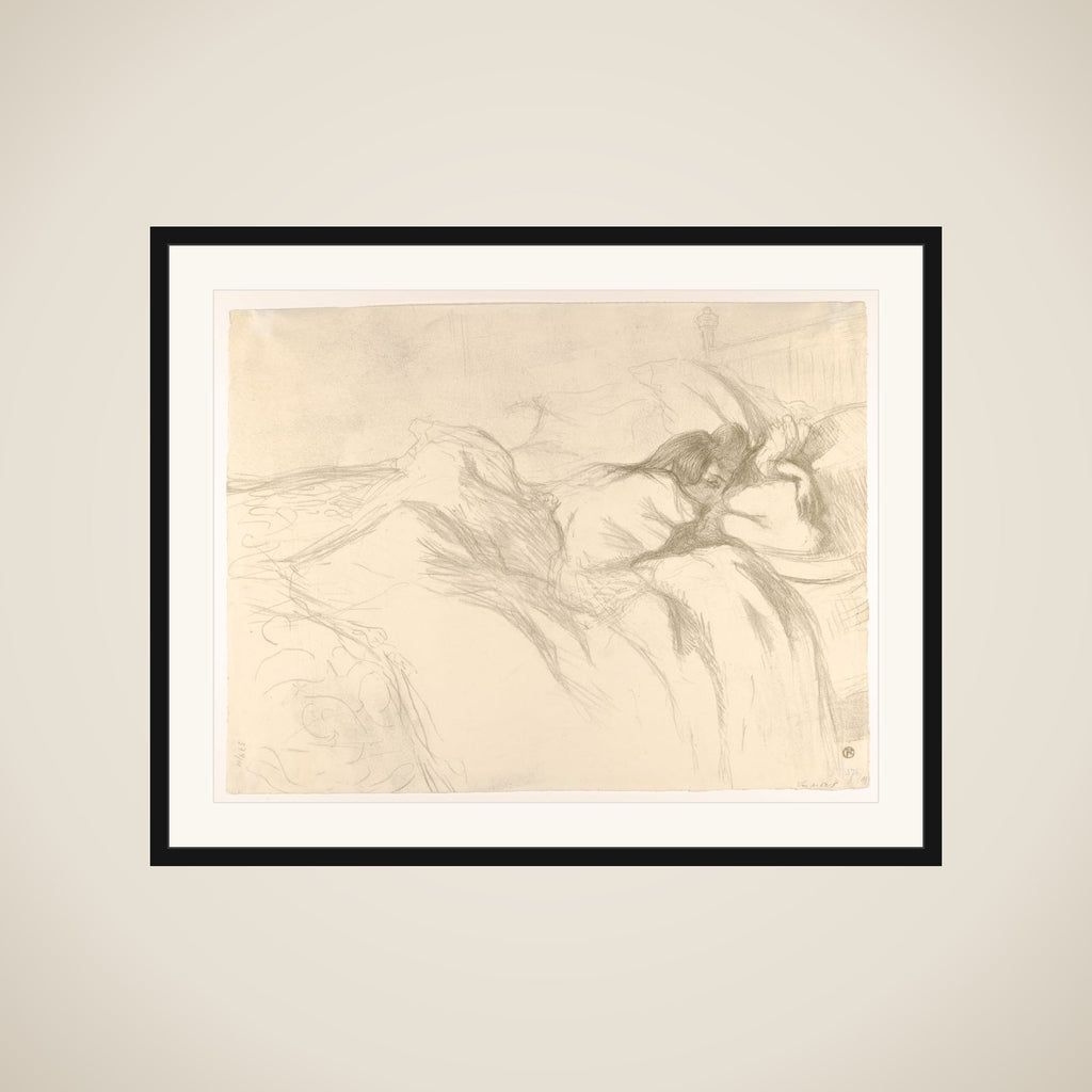Waking Up, from "Elles" framed