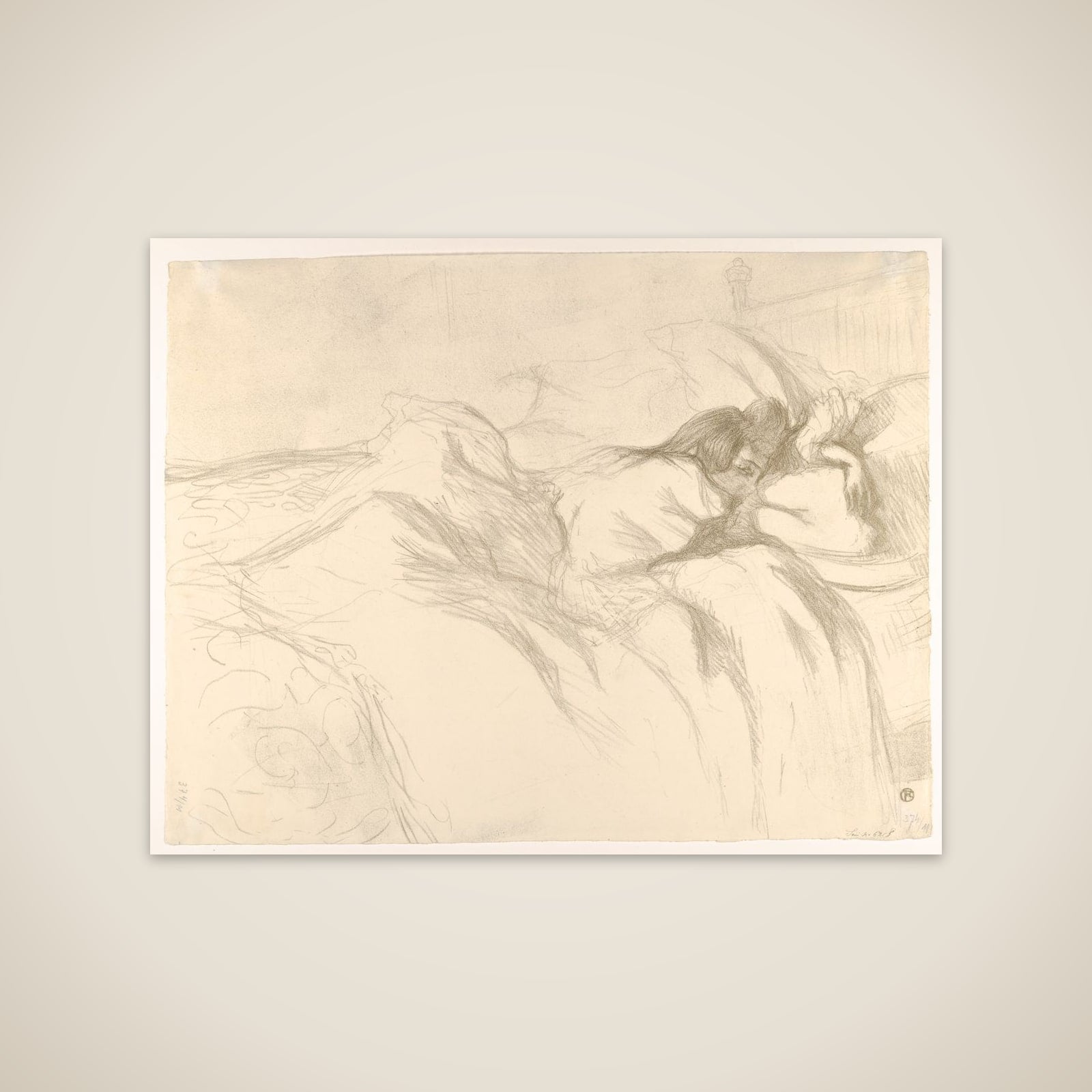Waking Up, from "Elles" unframed print
