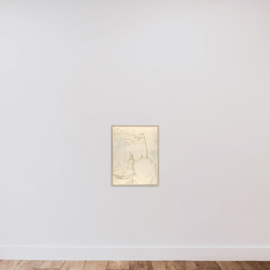 Washing, from "Elles" unframed — shown to scale