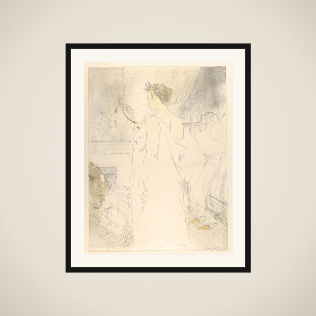 Looking in a Mirror, from "Elles" framed