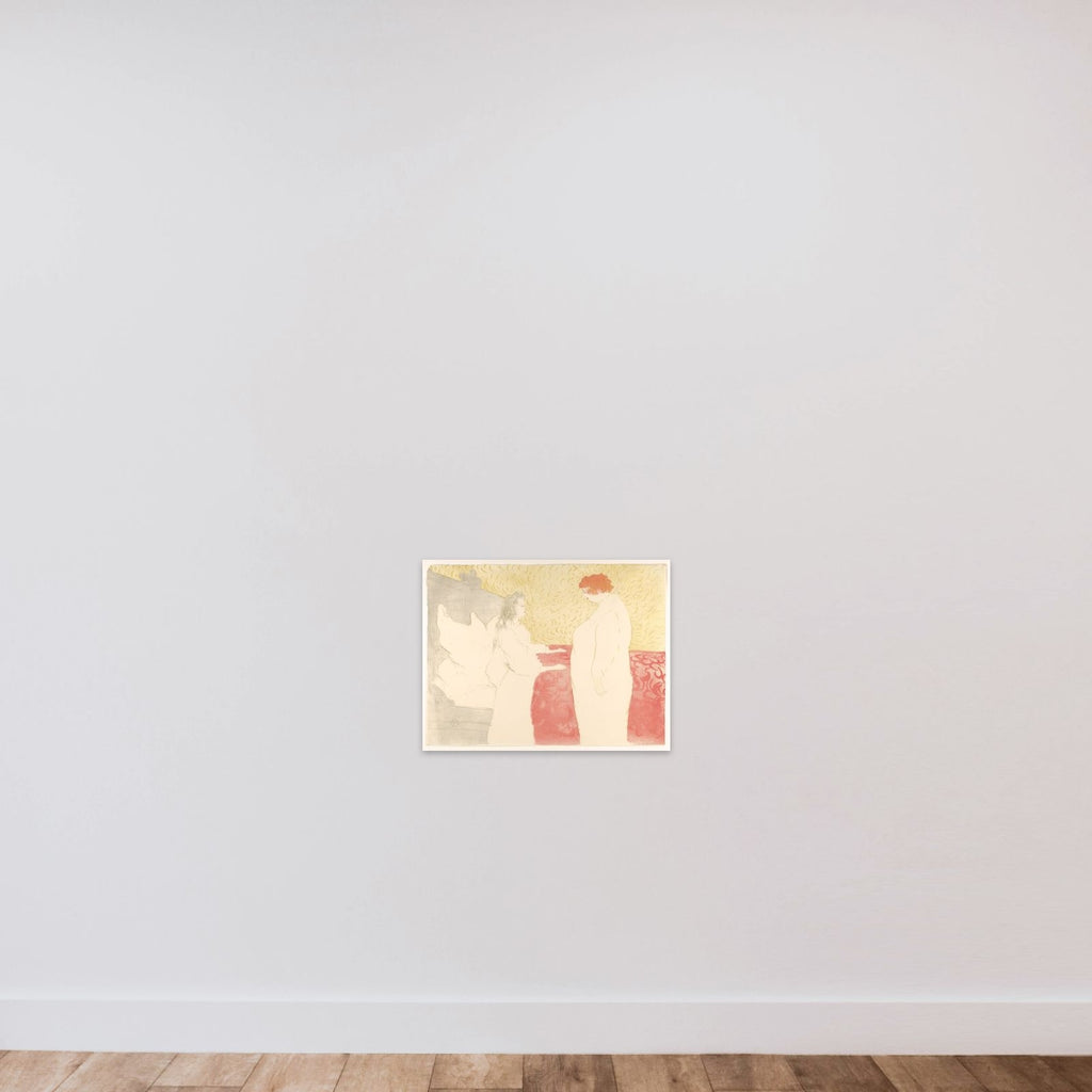 Getting Up, from "Elles" unframed — shown to scale