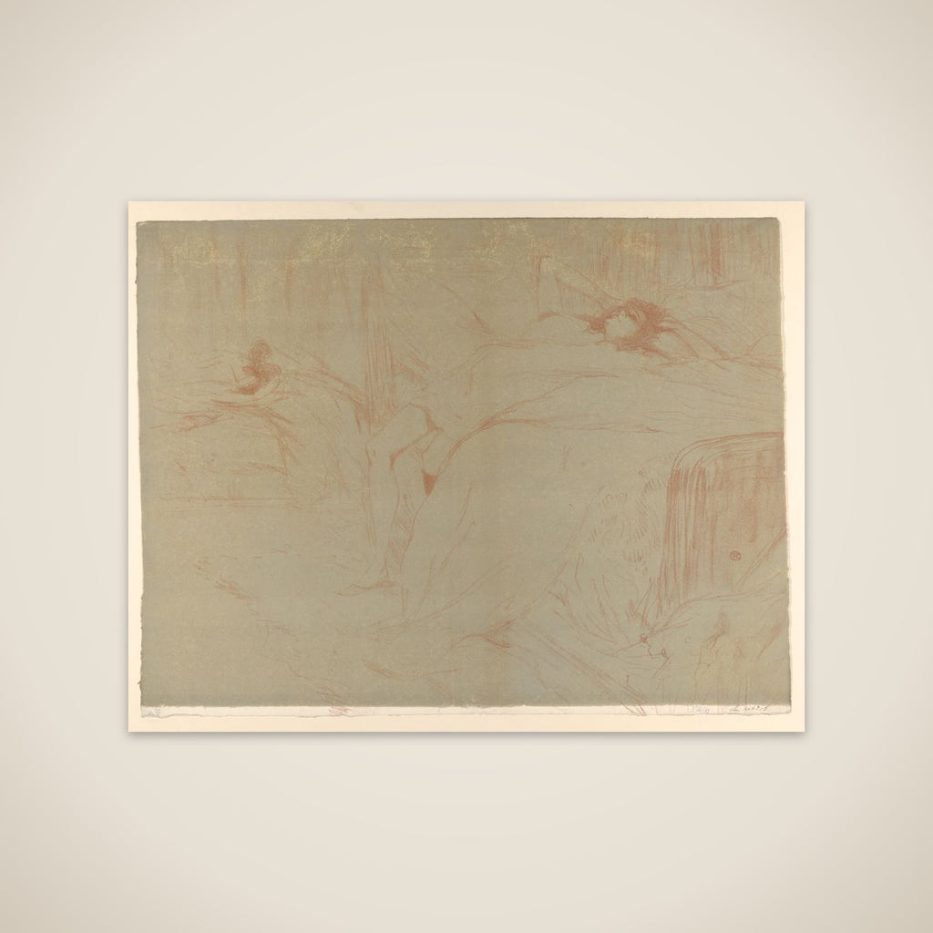 Collapsed on the Bed, from "Elles" unframed print