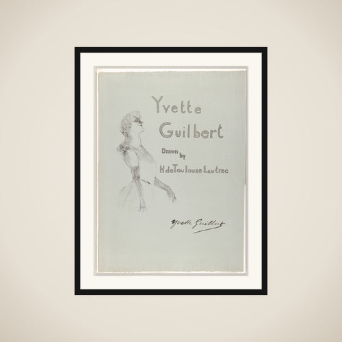 Cover - Yvette Guilbert framed