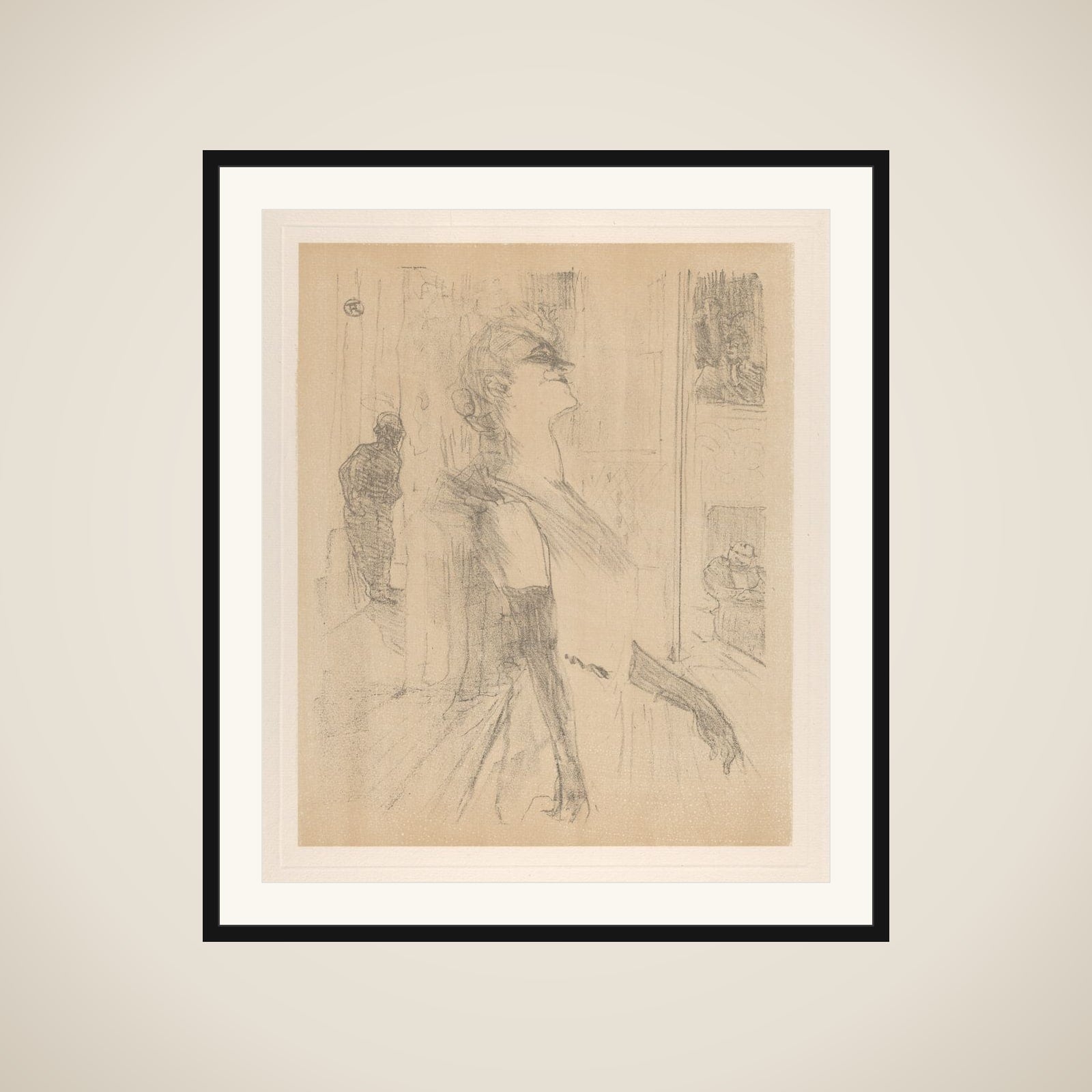 I. Sur la Scene framed