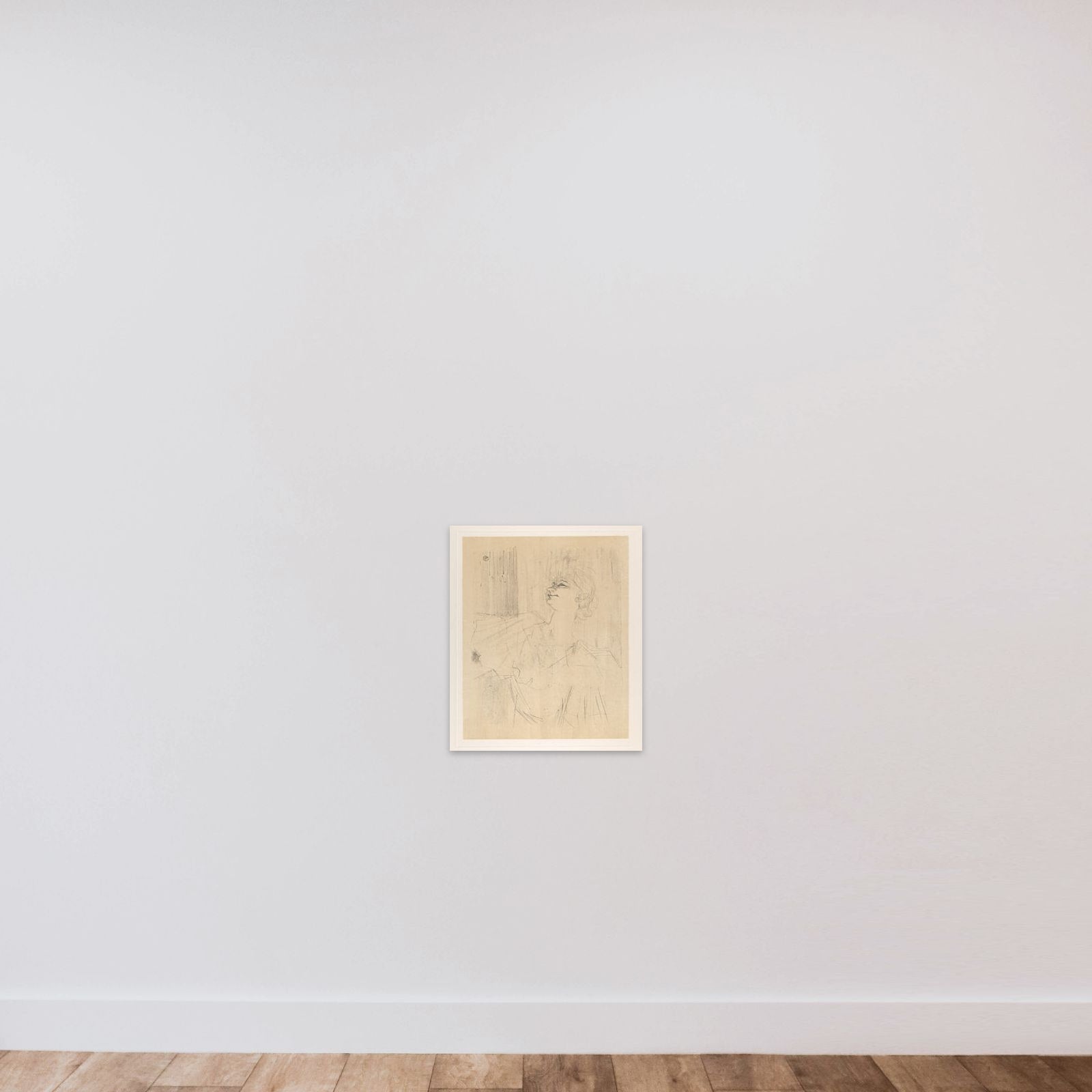 IV. A Menilmontant de Bruant unframed — shown to scale