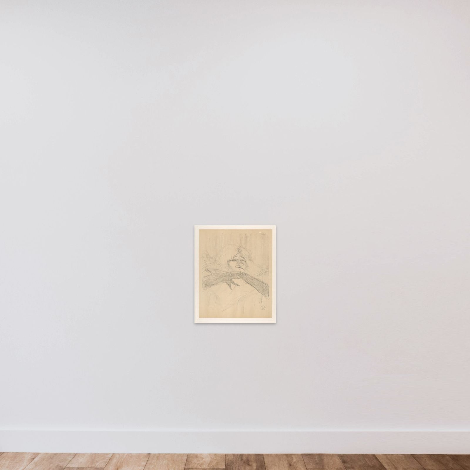 VII. Linger Longer, Loo unframed — shown to scale