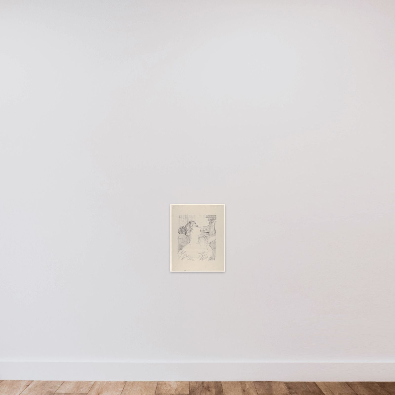 Sybil Sanderson unframed — shown to scale