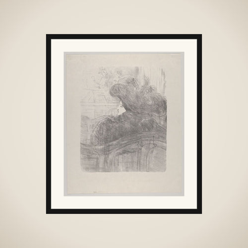 Cléo de Mérode framed