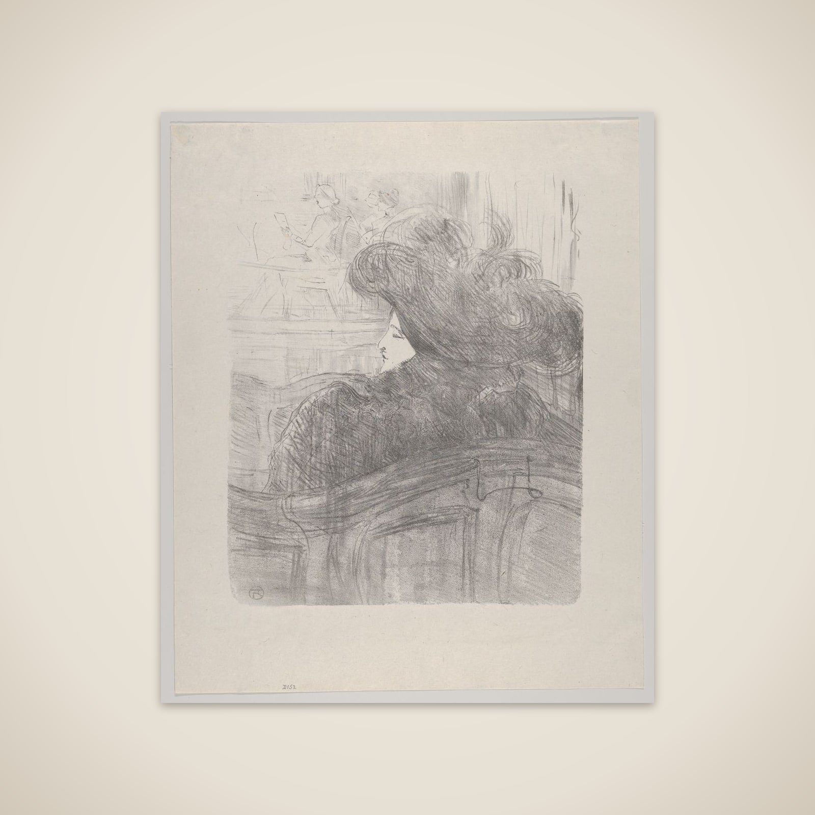 Cléo de Mérode unframed print