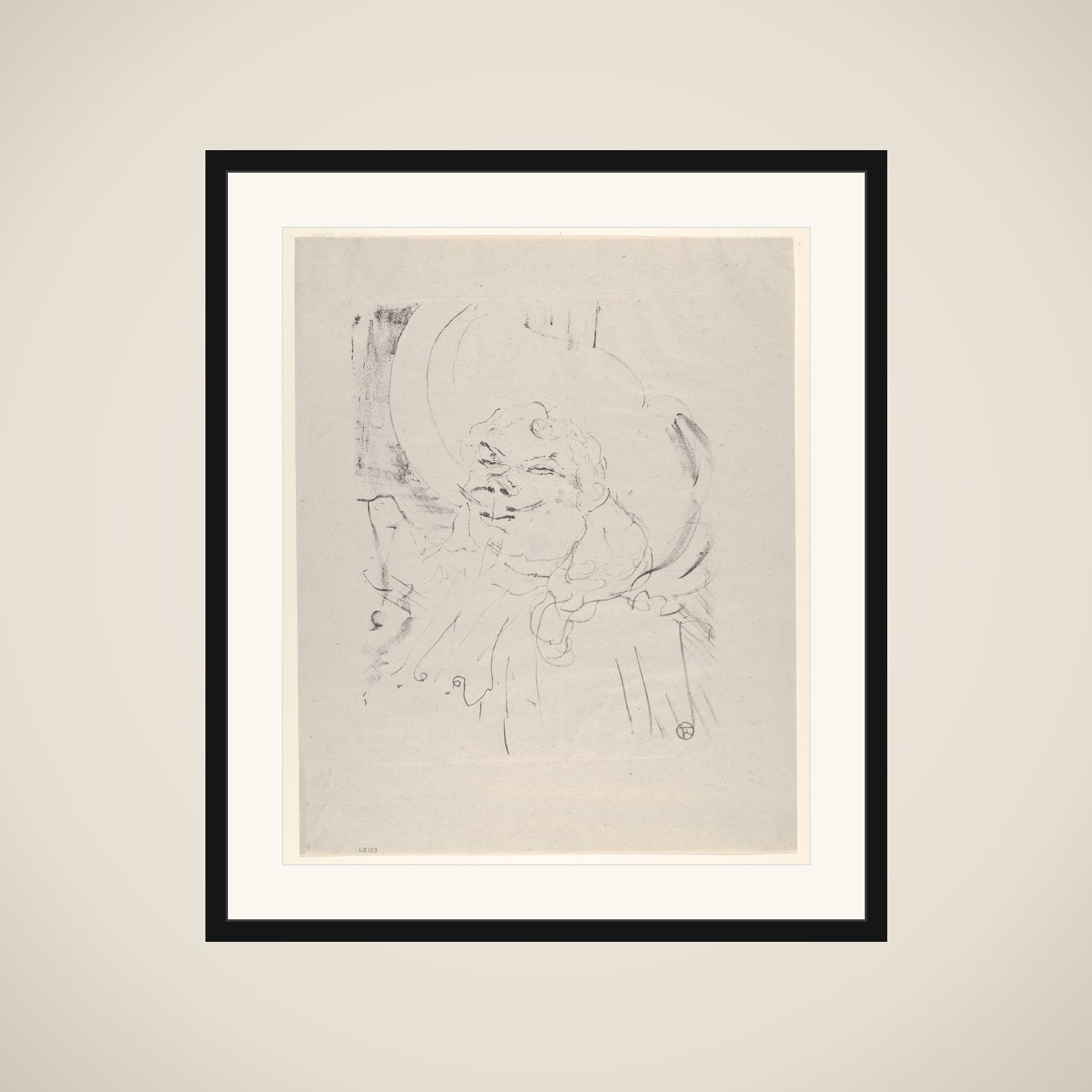 Coquelin Aîné framed