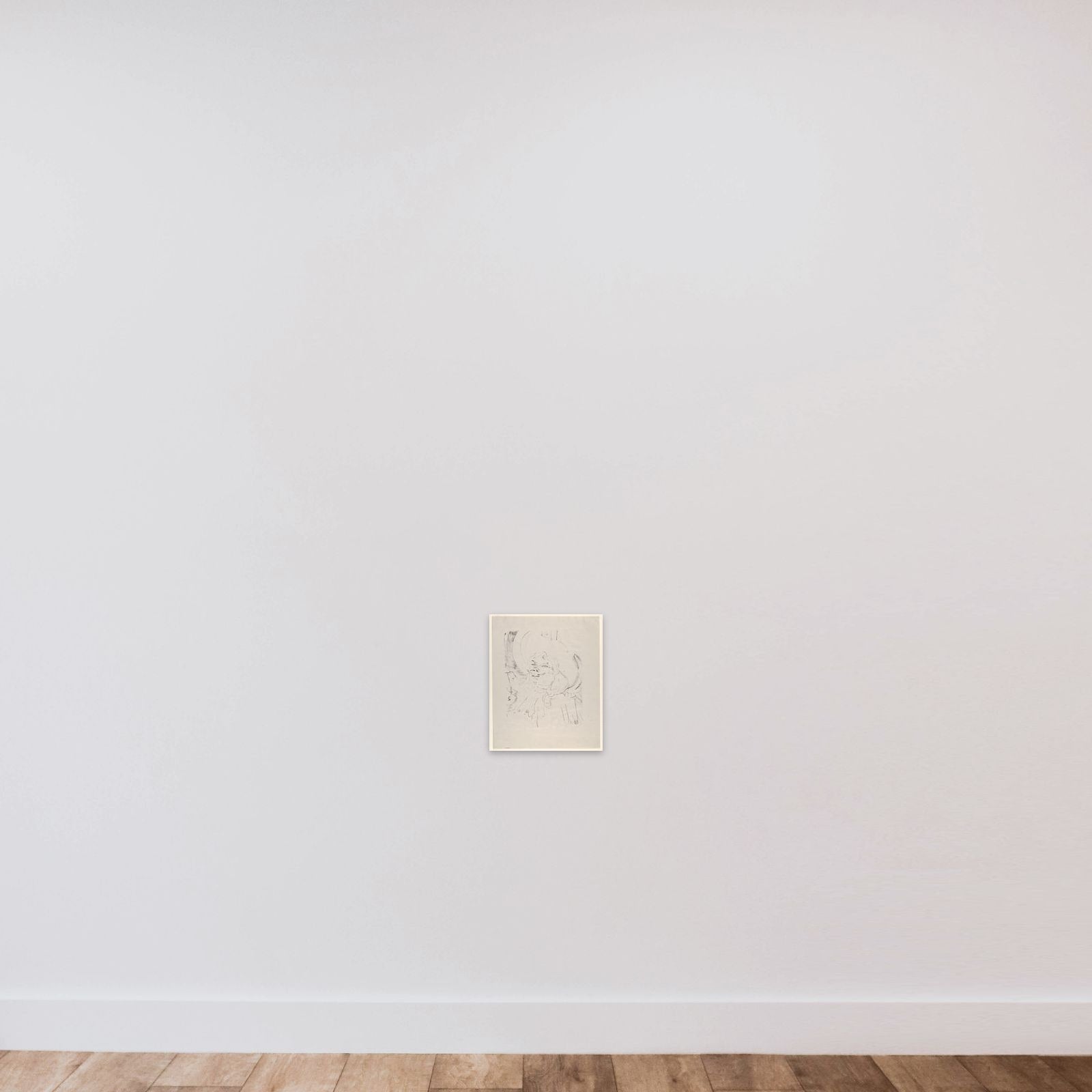 Coquelin Aîné unframed — shown to scale