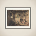 The Woodcutter's Breakfast (The Faggot Gatherer's Meal) framed