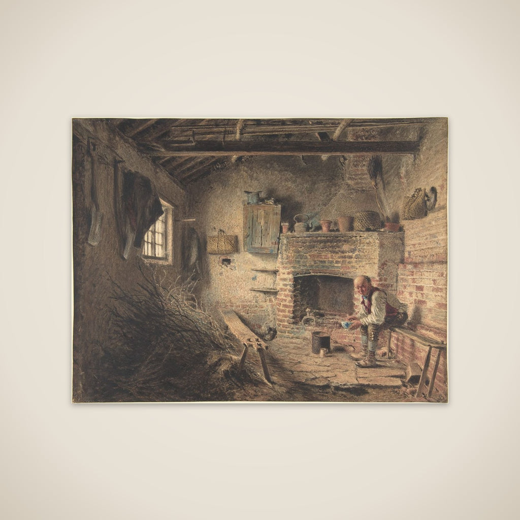 The Woodcutter's Breakfast (The Faggot Gatherer's Meal) unframed print
