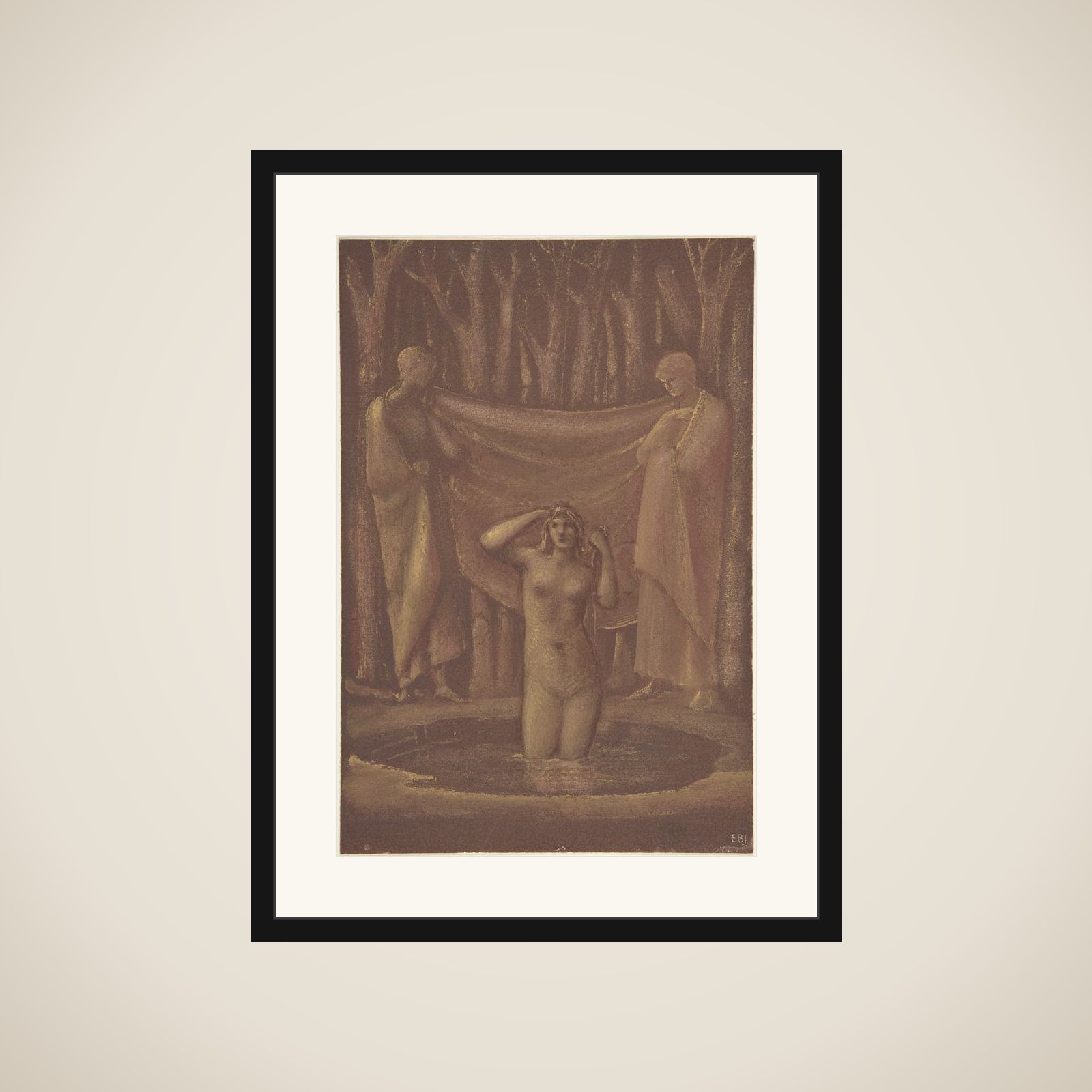 Bath of Venus framed