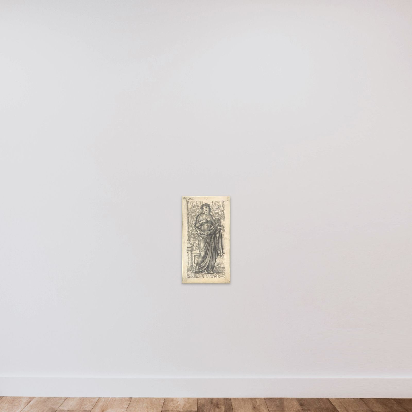 The Month of March unframed — shown to scale