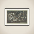 The Entombment framed
