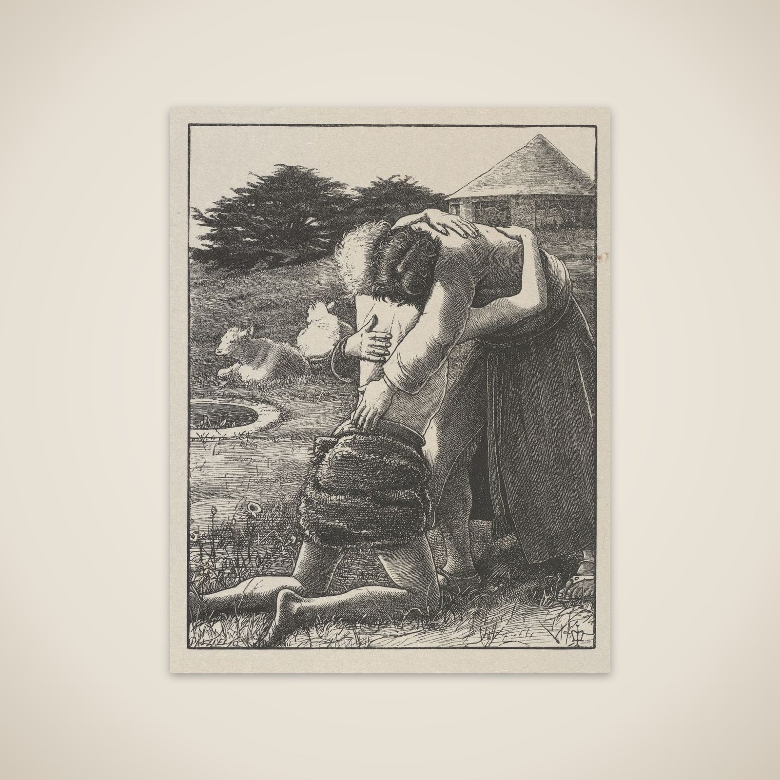 The Prodigal Son (The Parables of Our Lord and Saviour Jesus Christ) unframed print