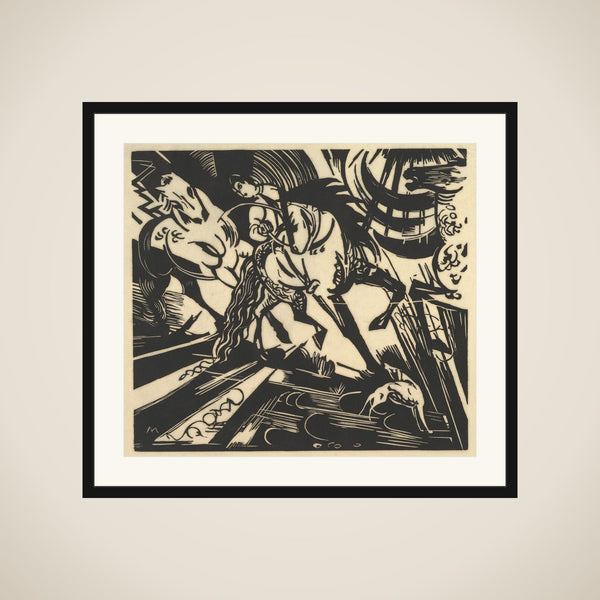 The Riding School framed