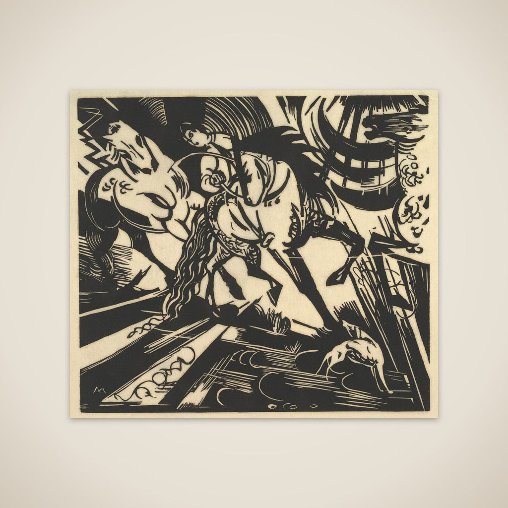The Riding School unframed print