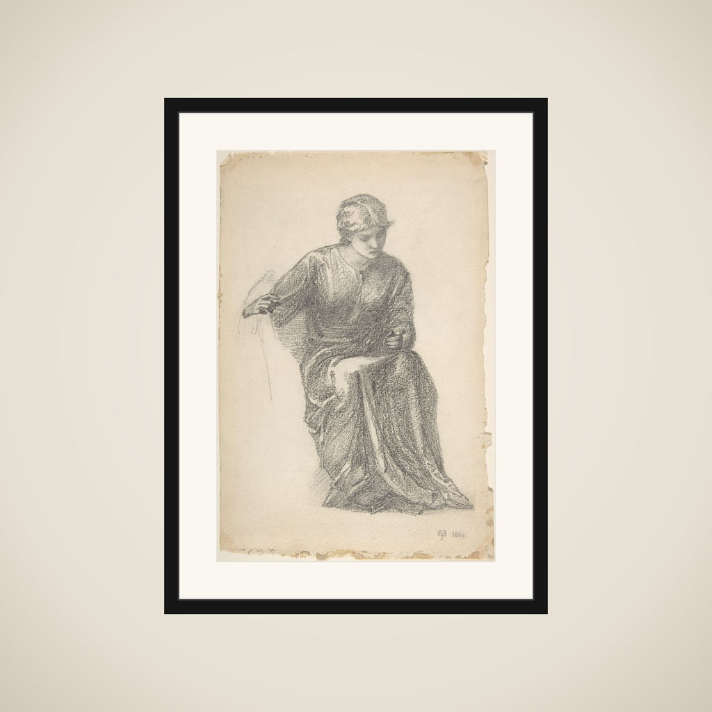 Seated Woman framed