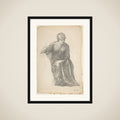 Seated Woman framed