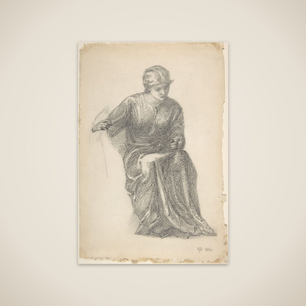 Seated Woman unframed print